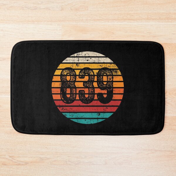 Item preview, Distressed Vintage Sunset 839 Area Code designed and sold by Gold Wings Tees.