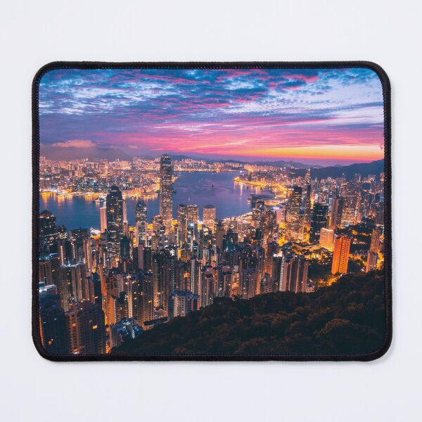 Item preview, Hong Kong, China, City Skyline, Sunset City Views designed and sold by newburyboutique.