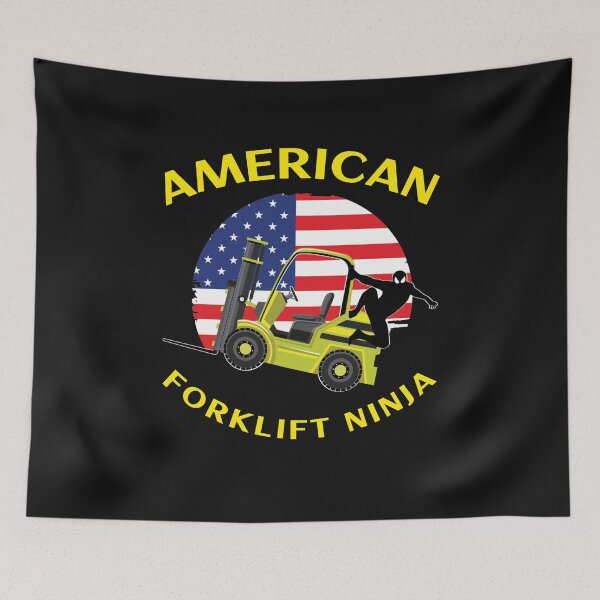 Item preview, American Forklift Ninja YY designed and sold by TeamsterLife.