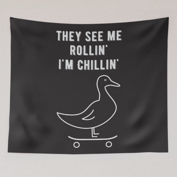 Item preview, They See Me Rollin Duck Skate designed and sold by munochill.