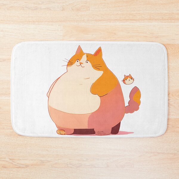 Item preview, Cute chibi fat cat pastel colors designed and sold by KartoffelKiwi.