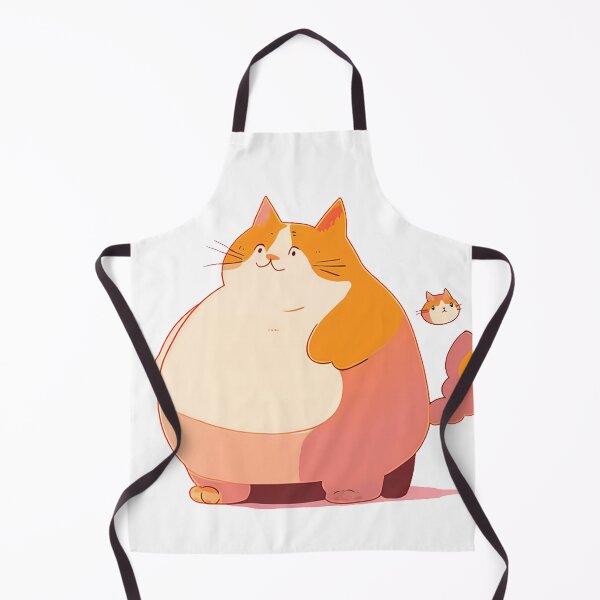 Aperçu de l'œuvre Couleurs pastel de chibi gros chat mignon créée et vendue par KartoffelKiwi.