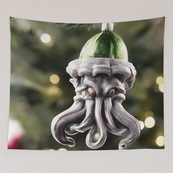 Item preview, Merry Cthulhu Christmas Ornament designed and sold by jrk123.