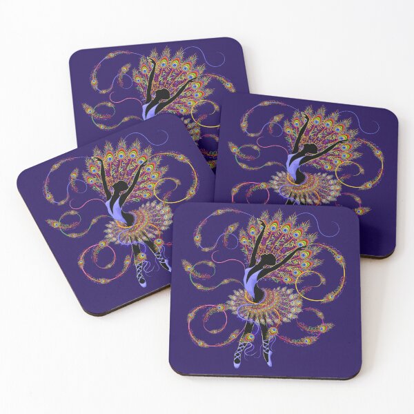 Item preview, Ballerina Surreal Classic Dancer Peacock Feathers designed and sold by BluedarkArt.