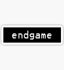 Endgame 8-bit Sticker