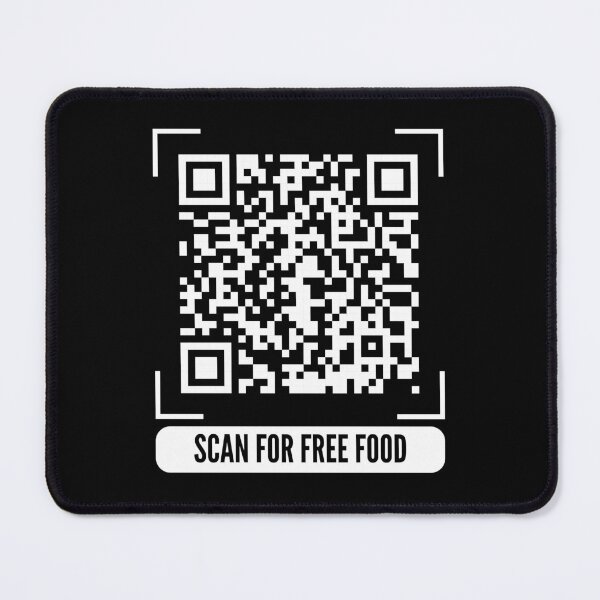 Item preview, Scan for Free Food | QR Code Prank designed and sold by AmberSiraj.