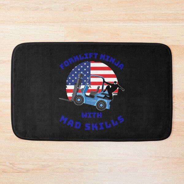 Item preview, Forklift Ninja With Mad Skills BB designed and sold by TeamsterLife.