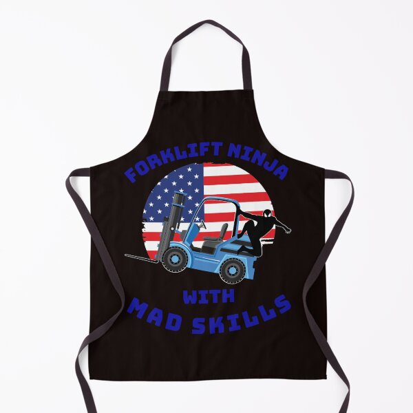 Item preview, Forklift Ninja With Mad Skills BB designed and sold by TeamsterLife.