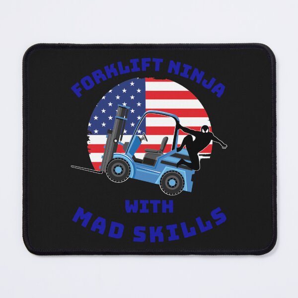 Item preview, Forklift Ninja With Mad Skills BB designed and sold by TeamsterLife.