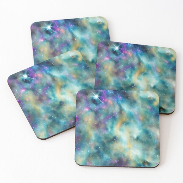 Item preview, Starry Night: A Vibrant Spacescape of Rainbow Nebula designed and sold by Alt-Art-Digital.