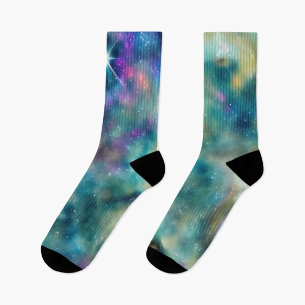 Item preview, Starry Night: A Vibrant Spacescape of Rainbow Nebula designed and sold by Alt-Art-Digital.