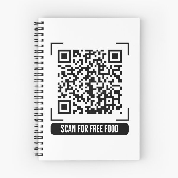 Item preview, Scan for Free Food | QR Code Prank designed and sold by AmberSiraj.