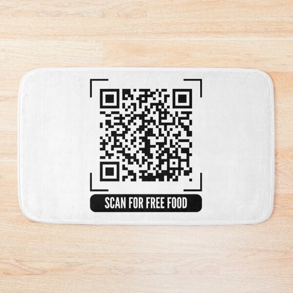 Item preview, Scan for Free Food | QR Code Prank designed and sold by AmberSiraj.