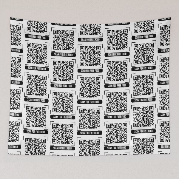 Item preview, Scan for Free Food | QR Code Prank designed and sold by AmberSiraj.