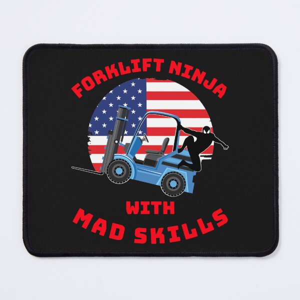 Item preview, Forklift Ninja With Mad Skills BR designed and sold by TeamsterLife.