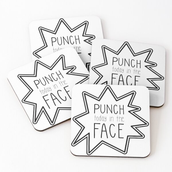 Item preview, Punch Today in the Face designed and sold by suzannenagel.