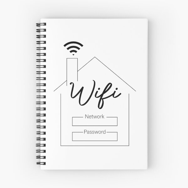 Item preview, Wifi Password Network Sign designed and sold by StickDeco.