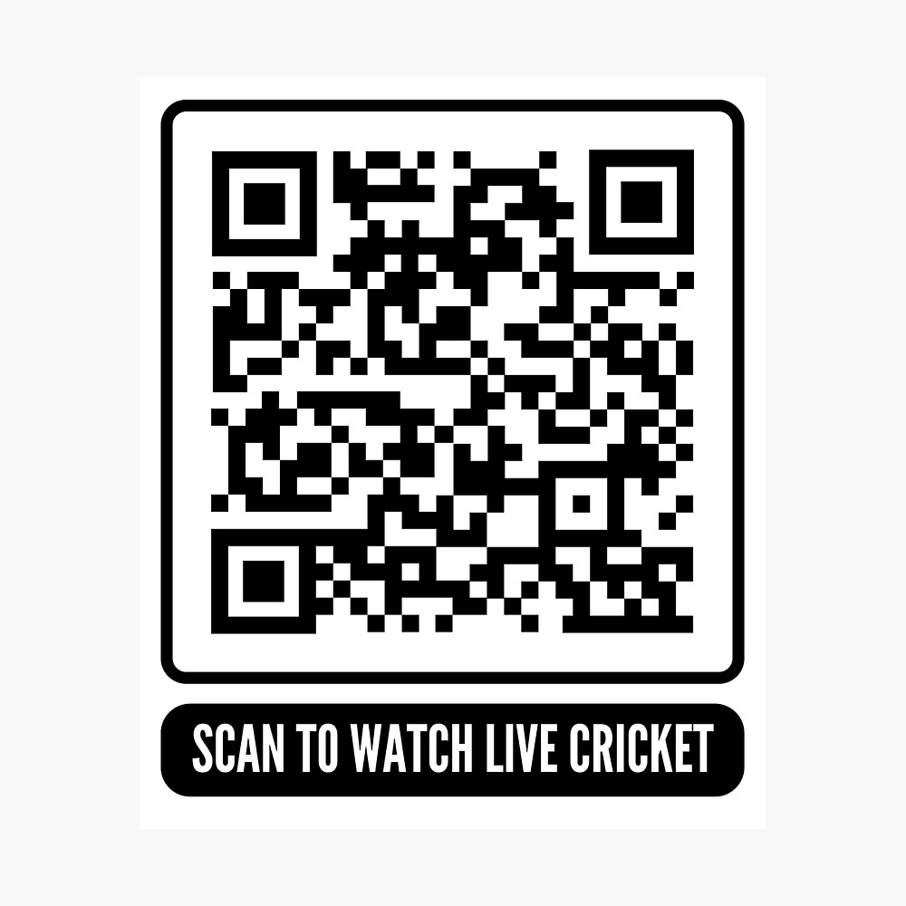 Scan to Watch Live Cricket QR Code Prank/