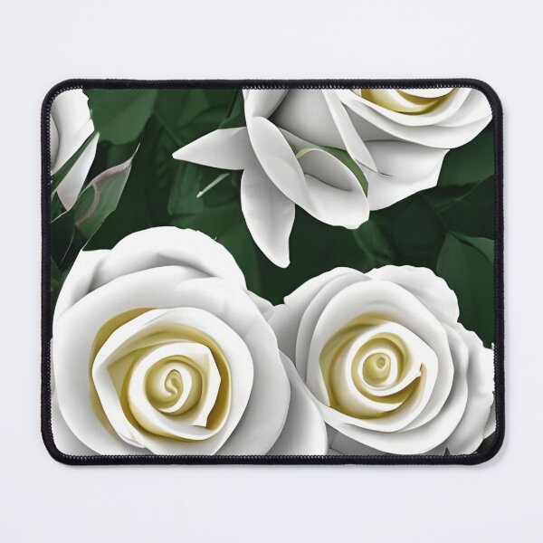Item preview, Beautiful white rose flower artwork designed and sold by gramizzia.