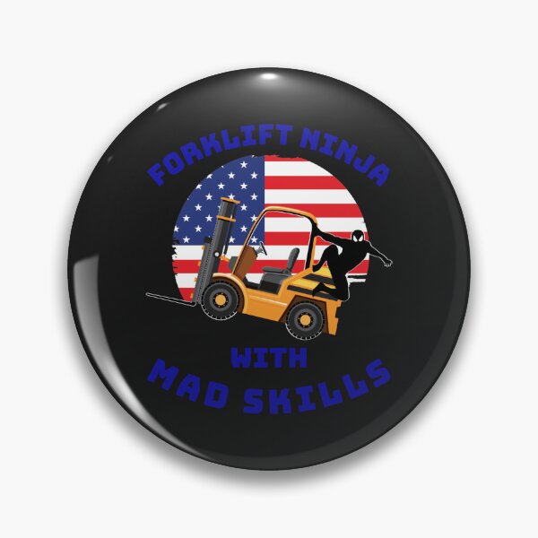 Item preview, Forklift Ninja With Mad Skills GB designed and sold by TeamsterLife.