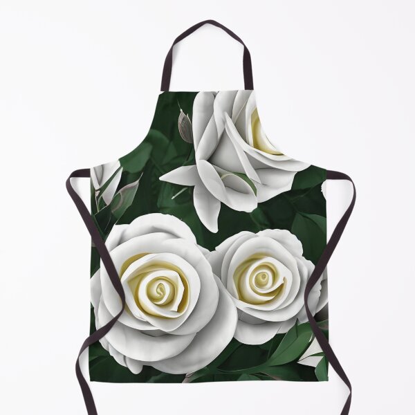 Item preview, Beautiful white rose flower artwork designed and sold by gramizzia.