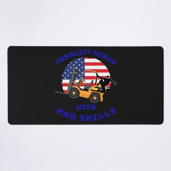 Item preview, Forklift Ninja With Mad Skills GB designed and sold by TeamsterLife.