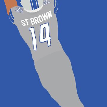 Detroit Lions Amon-Ra St. Brown' Sticker for Sale by One Pride Design