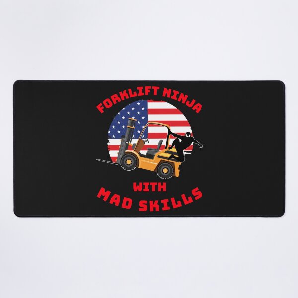 Item preview, Forklift Ninja With Mad Skills GR designed and sold by TeamsterLife.