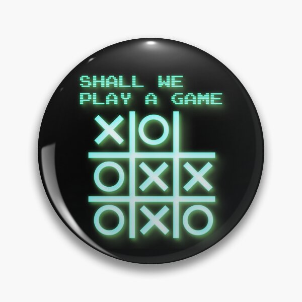 Item preview, Shall we play a game designed and sold by Retro Type.