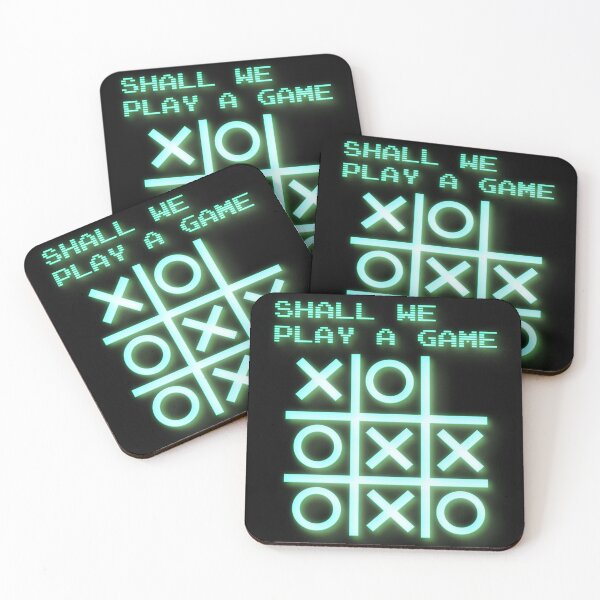 Item preview, Shall we play a game designed and sold by Retro Type.