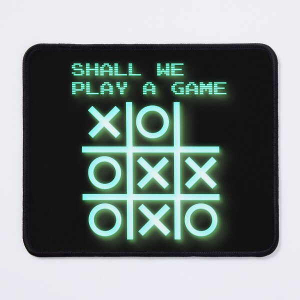 Item preview, Shall we play a game designed and sold by Retro Type.