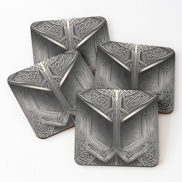 Item preview, Old Carved Metal Viking Design designed and sold by Miniverse  Acrylics.