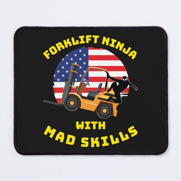 Item preview, Forklift Ninja With Mad Skills GY designed and sold by TeamsterLife.