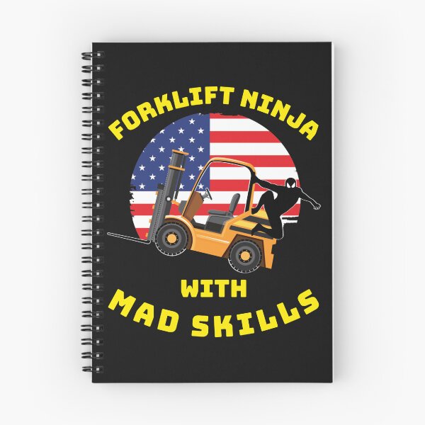 Item preview, Forklift Ninja With Mad Skills GY designed and sold by TeamsterLife.