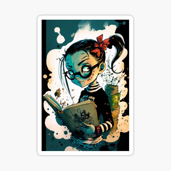 Anime Skate Punk Girl Sticker for Sale by bobbi-gyre