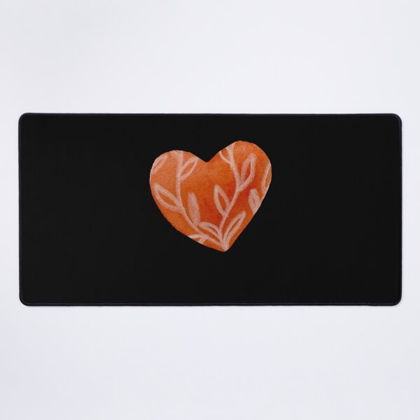 Item preview, Light red textured heart watercolor hand drawn black designed and sold by Yana Mustafina | Boho Soulful Designs.