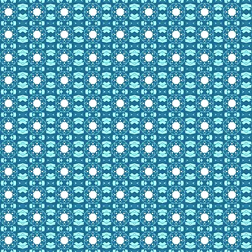 Artwork thumbnail, Turquoise pattern by Work of art Shop