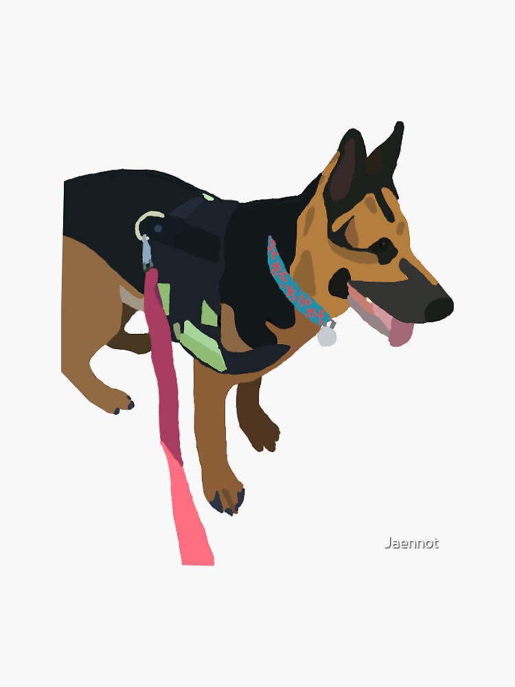 "ginger dog" Sticker for Sale by Jaennot Redbubble