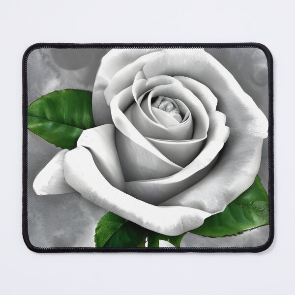 Item preview, Beautiful white rose flower artwork designed and sold by gramizzia.
