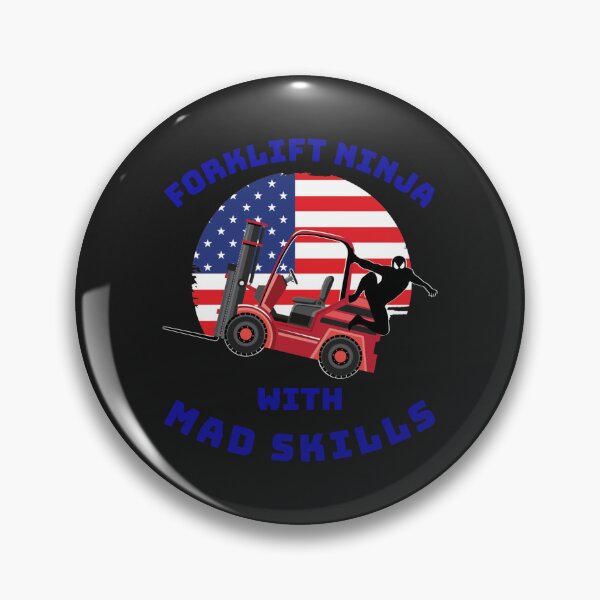 Item preview, Forklift Ninja With Mad Skills RB designed and sold by TeamsterLife.