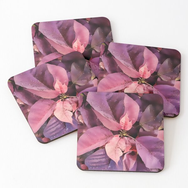 Item preview, Cartoon Purple Christmas Poinsettia designed and sold by TheSplitWindow.