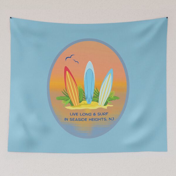 Item preview, Surfing in Seaside Heights NJ designed and sold by Pattie Marie.