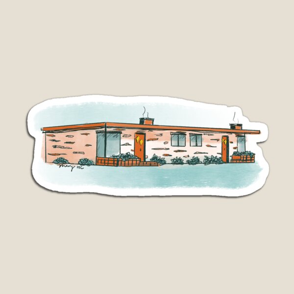 Item preview, Mid-Century Duplex designed and sold by 2Chimneys.
