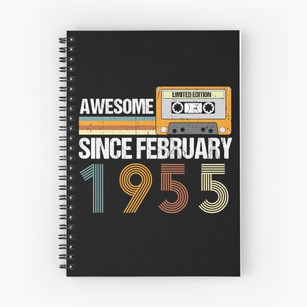 Item preview, Awesome Since February 1955 | 68th Birthday Gifts | 68 Years Old Gifts designed and sold by AMINE  ★★★★★.