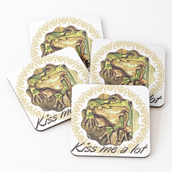 Item preview, kissing frog designed and sold by RomyRosati.