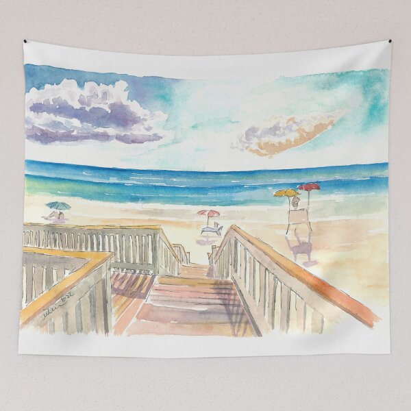 Item preview, Stairs over Sand Dunes to the Ocean designed and sold by artshop77.