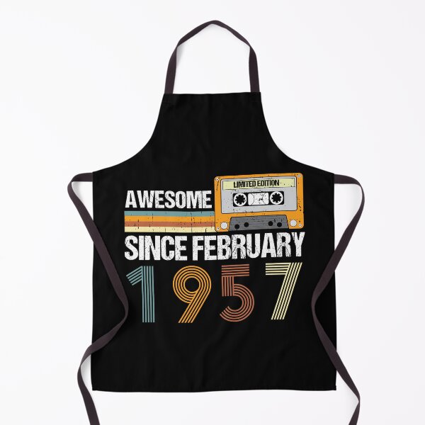 Item preview, Awesome Since February 1957 | 66th Birthday Gifts | 66 Years Old Gifts designed and sold by AMINE ★★★★★.
