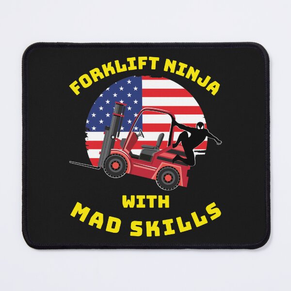 Item preview, Forklift Ninja With Mad Skills RY designed and sold by TeamsterLife.