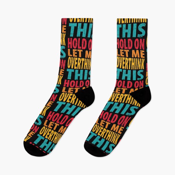 Item preview, Hold On Let Me Overthink This Introvert Funny Quote designed and sold by TravelScientist.