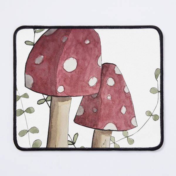 Item preview, Two Red Mushrooms designed and sold by Nicole Hanson.